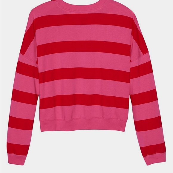 Champion Oversized Striped Boxy Sweatshirt - XL - Picture 2 of 6